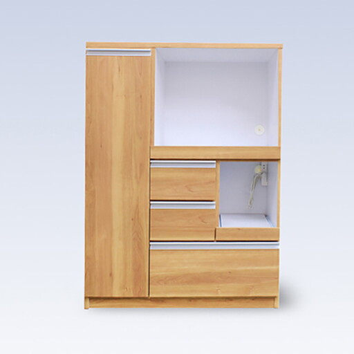 90レンジ台 クオーネ（NA）【諸富家具】：C139-004
