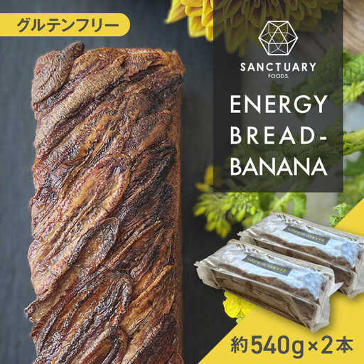 ENERGY BREAD-BANANA　約540g×2本 ／ バナナケーキ グルテンフリー バナナケーキ[ASAH001]