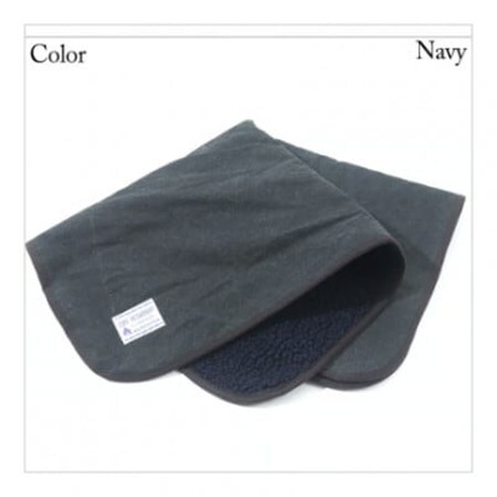 alberton社赤外線を吸収して発熱するsliva knitわんにゃんブランケット　ネイビー【1638715】