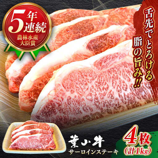 葉山牛サーロインステーキ 1kg  [ASBD018]