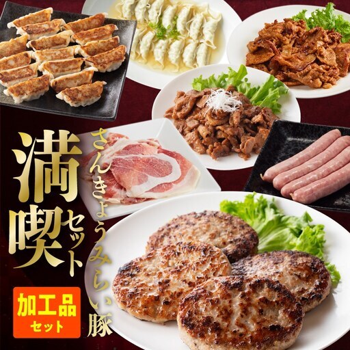 [令和8年10月発送][かんたん調理で満喫コース](加工品)さんきょうみらい豚満喫セット 国産 惣菜 豚肉