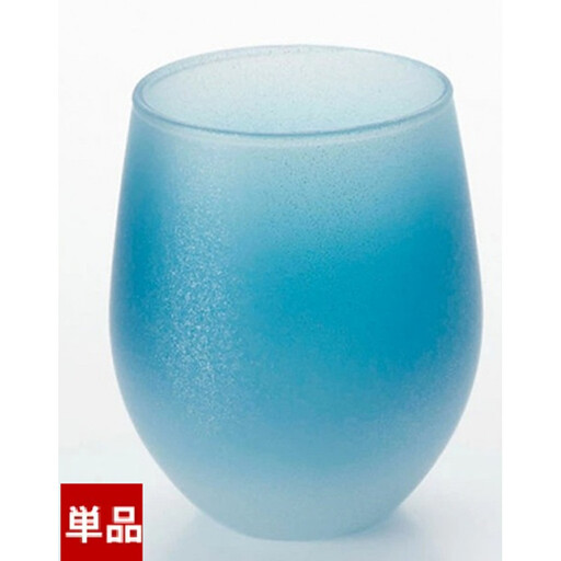 みよし漆器本舗 紀州塗り ぬりもん de Verre フリーグラス クールグラデーション 単品 ブルー 295ml