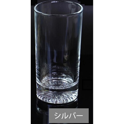 みよし漆器本舗 ぬりもん de Verre タンブラーグラス 単品 225ml シルバー
