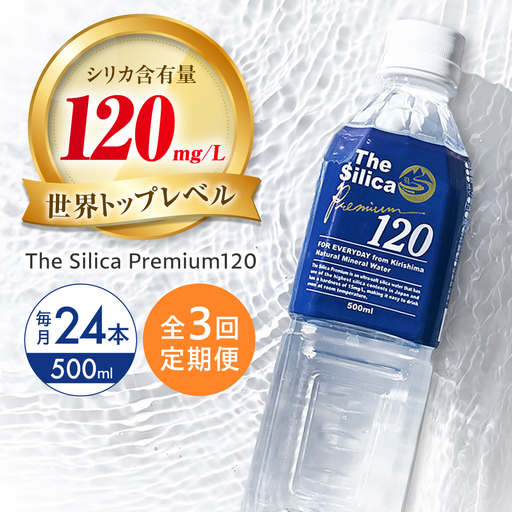 飲料水【全3回定期便】霧島シリカ温泉水 24本 [AOEH011]