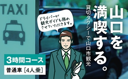 観光タクシー・フリープラン[3時間コース]