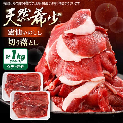 猪肉切り落とし1kg[SDB015] 猪