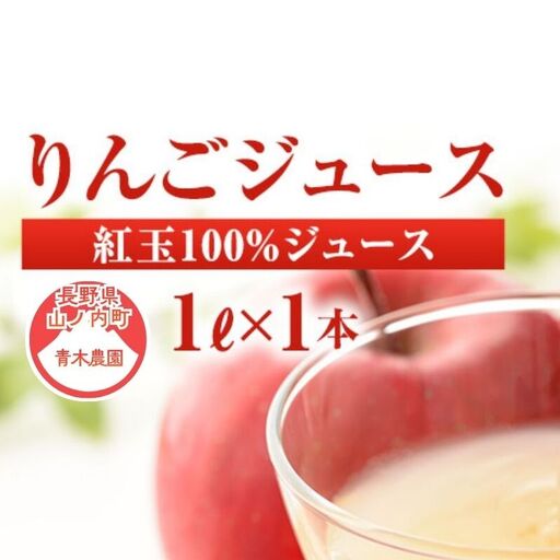 りんごジュース 紅玉ジュース1L×1本