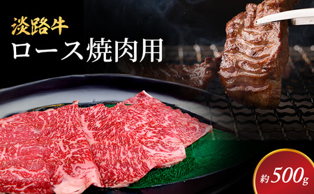 牛肉 淡路牛 ロース 焼肉 500g 霜降り 牛肉