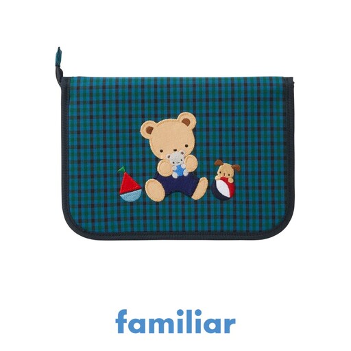【ファミリア（familiar）】母子手帳ケース（510300） XB（青系ファミリアチェック）サイズ001