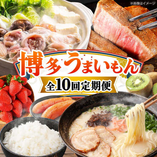 【全10回定期便】博多うまいもん定期便 寄附額 20万円[BGZZ017]20万円
