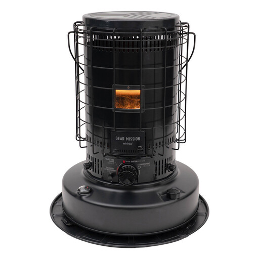 【GEAR MISSION】【トヨトミ】対流形石油ストーブ「KS-GE67(ブラック)」17～24畳