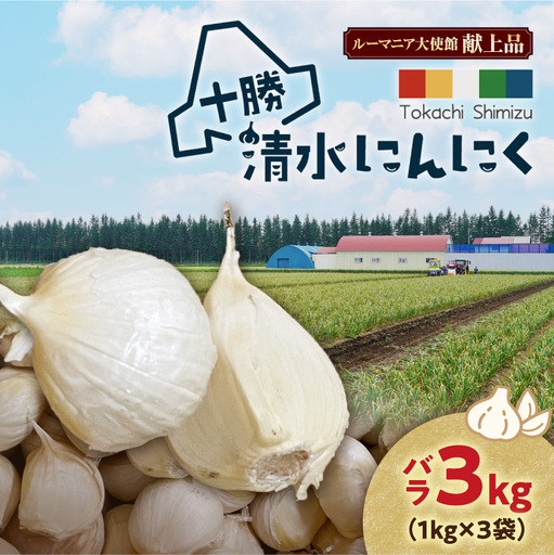 【イチオシ】十勝育ちのにんにく バラ3kg_S021-0024