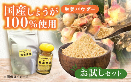 しょうが パウダー お試しセット 生姜 粉末【配達不可：離島】[AEAO007]
