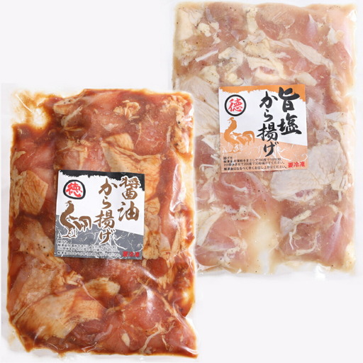 徳さんの旨塩唐揚げ＆醤油唐揚げ