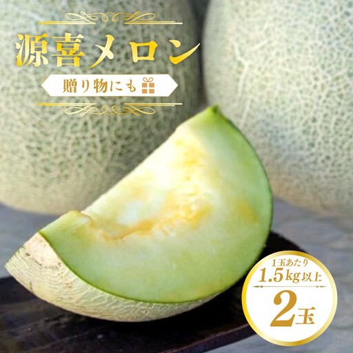野木源の源喜メロン 2玉入り（2026年7月下旬～発送）  ふるさと納税 メロン 果物 フルーツ めろん melon meron 京都 丹後 2026 2026年 農家応援 生産者応援 送料無料