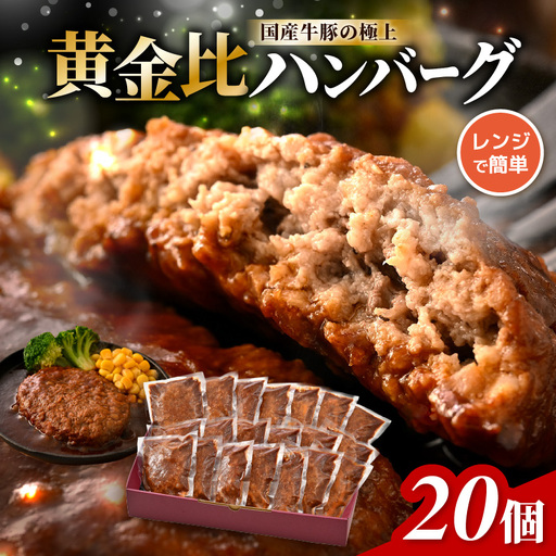 大容量 ハンバーグ 140g × 20個入り 簡単調理 デミグラス ハンバーグ [A-0585]