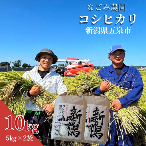 【令和8年産】コシヒカリ 10kg 5kg×2袋 なごみ農園 新潟｜コシヒカリ こしひかり