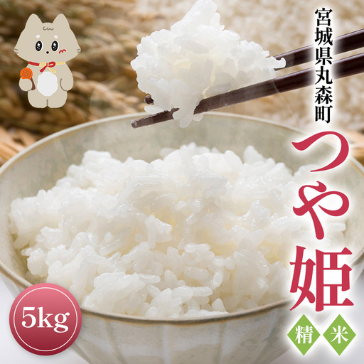 令和7年産 宮城県丸森町 つや姫 精米 ５ｋｇ【5400101】
