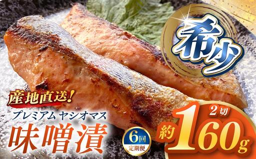 【定期便6回】産地直送栃木県のブランド魚「プレミアムヤシオマス」の味噌漬 2切入  [ 冷凍便 ] | 魚 ます 養殖 産地直送 栃木県 (毎月お届け）