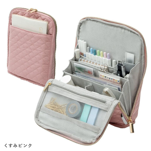 Y-Style 手帳が入るペンケース Mサイズ【くすみピンク】