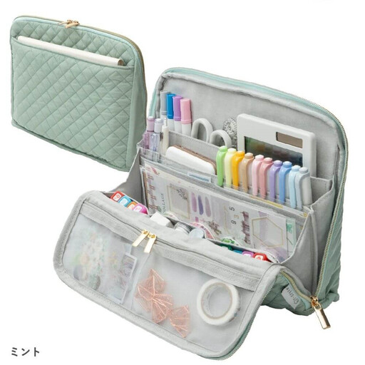 Y-Style 手帳が入るペンケース Lサイズ【ミント】