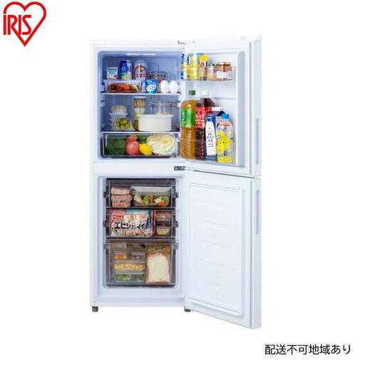 冷凍冷蔵庫 153L IRSN-HF15A-W 冷蔵庫