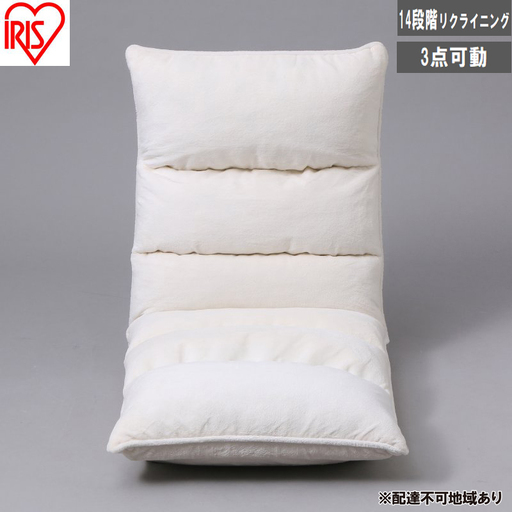 イス フロアチェア 低反発 ZCR-2 アイボリー 座椅子