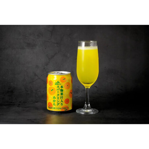 本物果汁入り　スパークリングみかん　280ml　24缶入り×1ケース□