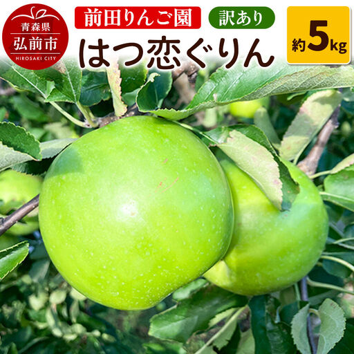 [26年10月〜発送]りんご [訳あり] はつ恋ぐりん 約 5kg 前田りんご園
