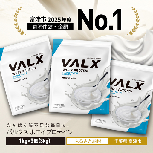 【最短5営業日以内発送】VALX ホエイプロテイン 3kg ヨーグルト風味 プロテイン ヨーグルト