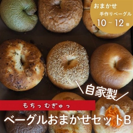 自家製ベーグルおまかせセットB 計10～12個【配送不可地域：離島】【1669014】