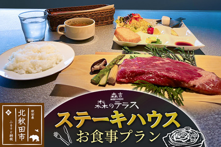 お食事 森のテラス ステーキハウス お食事プラン 森吉