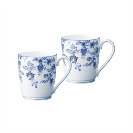 ノリタケ【ブルーソレンティーノ色線仕上げアイテム】マグカップペア【1637743】