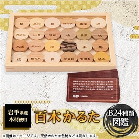 百木　かるた　B24種類　(図鑑)【配送不可地域：離島・沖縄県】【1674257】