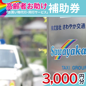 ふるさとのお父様お母様へ 高齢者お助け「お買物代行・同行サービス」補助券3,000円分(500円×6枚)[配達 代行 買い物代行 買い物同行 茨城県 水戸市](CE-4)