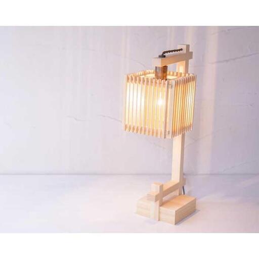 [照明/国産檜]スタンドライト/CombinationLamp『冊 saku』