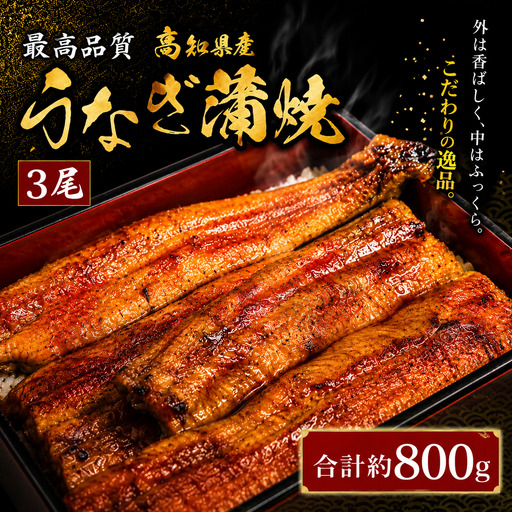 【 うなぎの蒲焼き 】 うなぎの蒲焼き 約170g×3尾