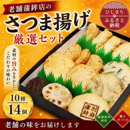 老舗蒲鉾店のさつま揚げ(天ぷら) 厳選セット 10種/14個入り【配送不可地域：離島】【1676359】