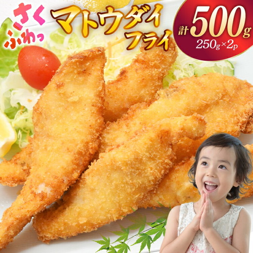 魚フライ 魚 フライ 鯛 揚げ物 冷凍 マトウダイのフライ 約500g (250g×2パック)