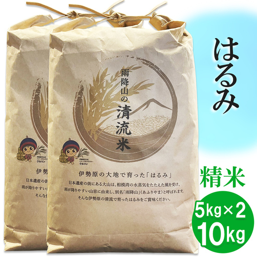 【精米】はるみ 10kg (5kg×2袋) 令和7年産 伊勢原米 [1036]