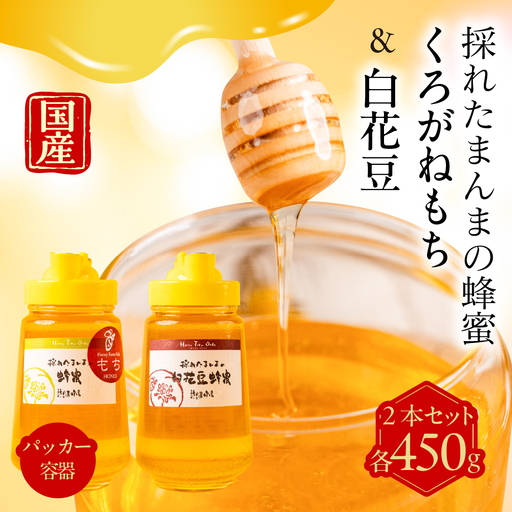 はちみつ 2種セット 450g×2本 純粋国産 |はちみつ