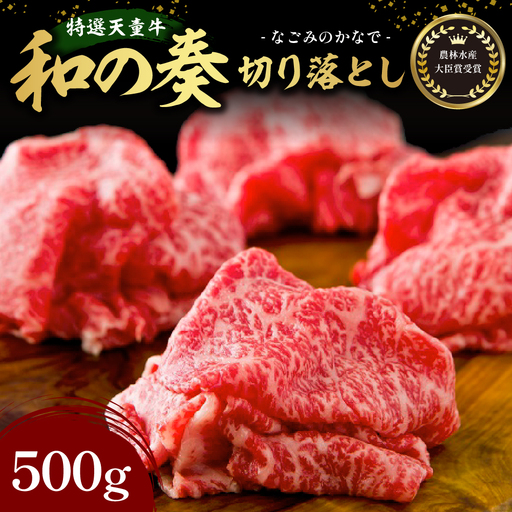 農林水産大臣賞受賞 特選 天童牛 和の奏 切り落とし 500g