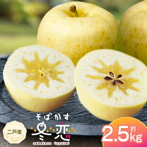 二戸産 カシオペア そばかす冬恋はるか 約2.5kg [2026年12月上旬-下旬発送予定] 002-0748x1