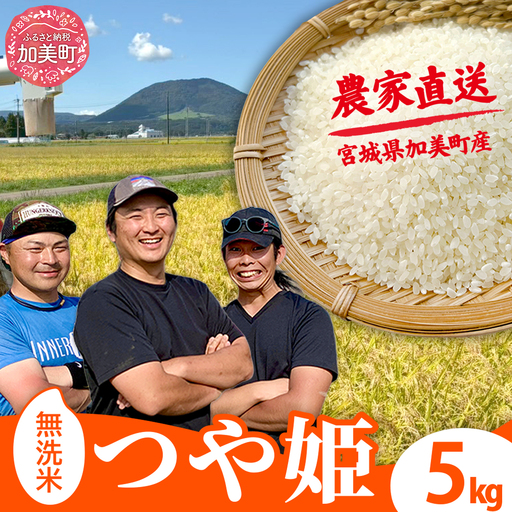 無洗米 令和8年産つや姫 5kg つや