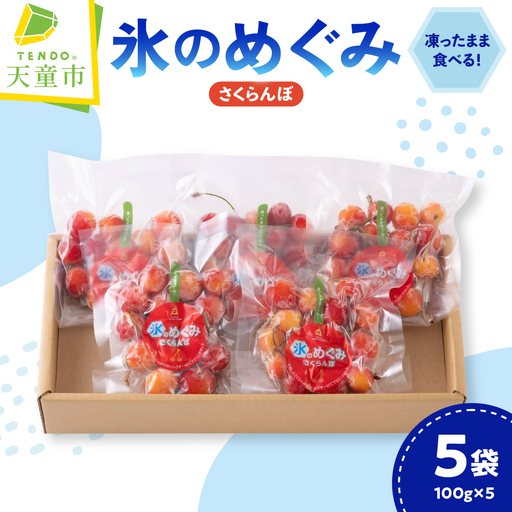 氷のめぐみ ( さくらんぼ ) 冷凍フルーツ 果物 山形 フルーツ
