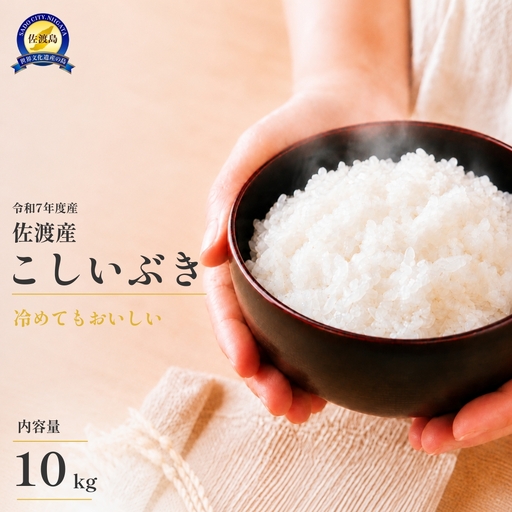 令和7年産 佐渡 川上農産のこしいぶき（10kg）