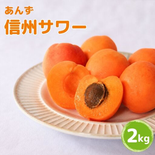 【2027年先行予約】あんず 信州サワー(長野県オリジナル品種) 約2kg |あんず シロップ漬け 千曲市産 長野県 信州