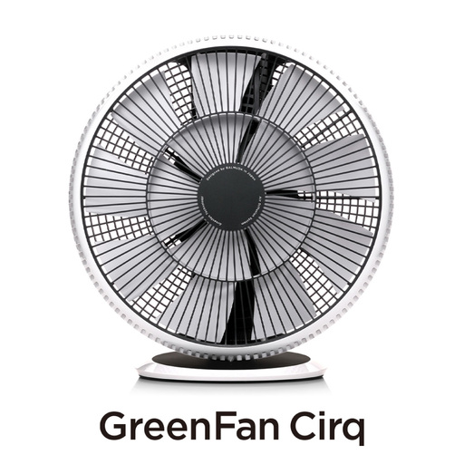 バルミューダ GreenFan Cirq ホワイト×ブラック EGF-3400-WK／JP ｜ BALMUDA サーキュレーター 首振り コンパクト 空気循環 送風 大風量 衣類乾燥 リモコン 家電 おしゃれ リビング コードレス