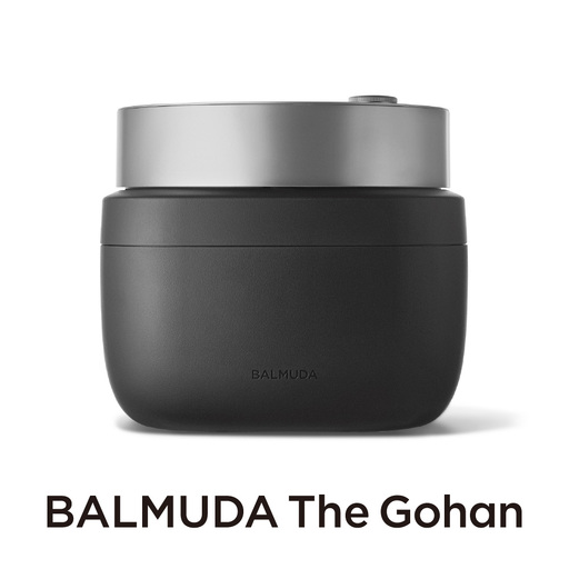 バルミューダ BALMUDA The Gohanブラック K08A-BK／JP ｜ BALMUDA バルミューダ ザ・ゴハン 3合炊き 3合 電気炊飯器 炊飯器 家電 おしゃれ リビング キッチン シンプル