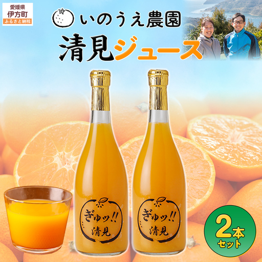 いのうえ農園 清見ジュース2本セット ※離島への配送不可 IK